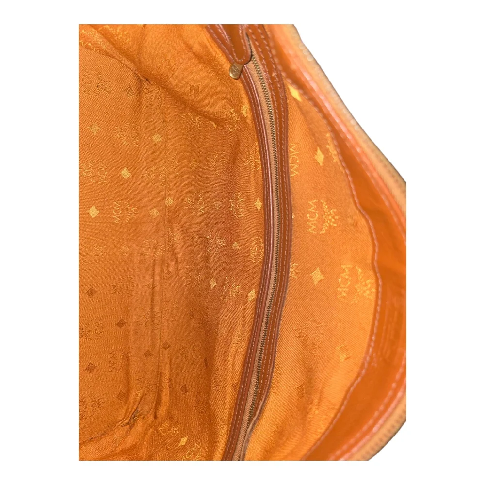 MCM Cognac Visetos Boston Bag, WITH COA - Picture 11 of 17